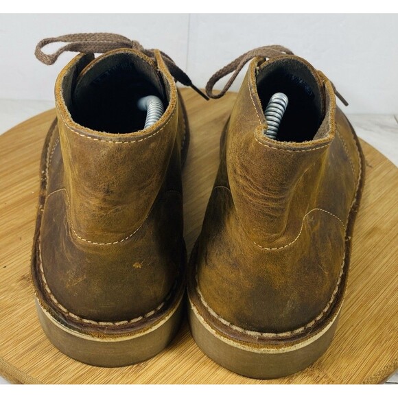 Clarks Beeswax Leather Desert Chukka Ankle Boots US 9M - Picture 4 of 6